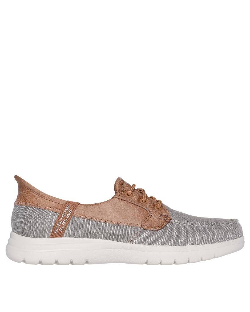 Skechers Slip-Ins: On-The-Go Flex - Coastal Sky - TAUPE slider