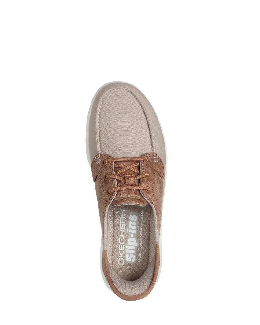 Skechers Slip-Ins: On-The-Go Flex - Palmilla Wide Fit - TAUPE slider