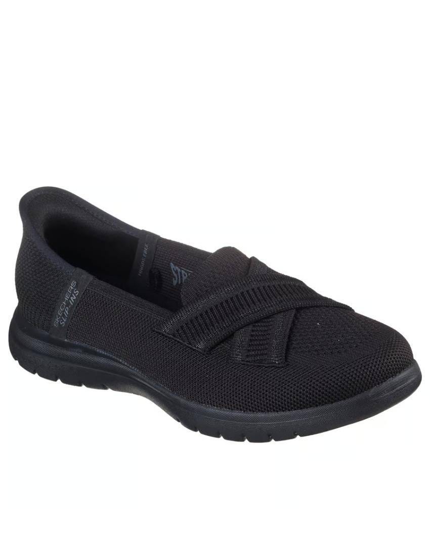 Skechers Slip-Ins: On-The-Go Flex - Wisteria - BLACK slider