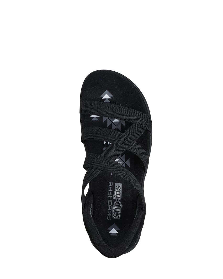 Skechers Slip-Ins: Reggae Slim - Stretch Flex - BLACK slider