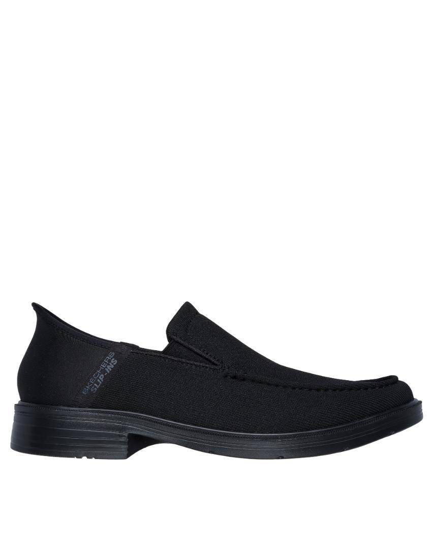 Skechers Slip-Ins Relaxed Fit: Caswell - Knitson - BLACK slider