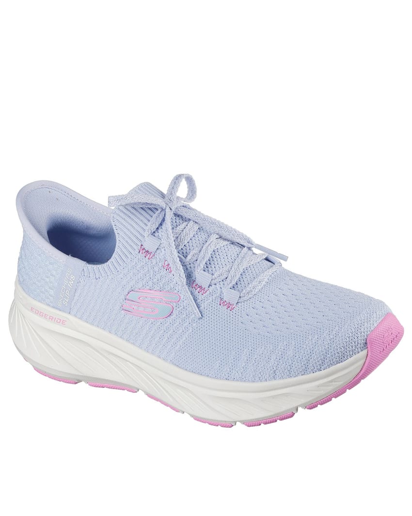 Skechers Slip-Ins Relaxed Fit: Edgeride - Impression - PERIWINKLE/PINK slider