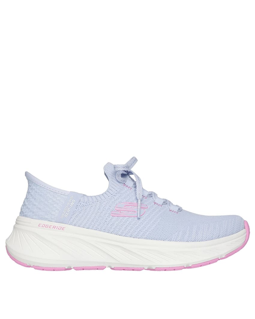 Skechers Slip-Ins Relaxed Fit: Edgeride - Impression - PERIWINKLE/PINK slider