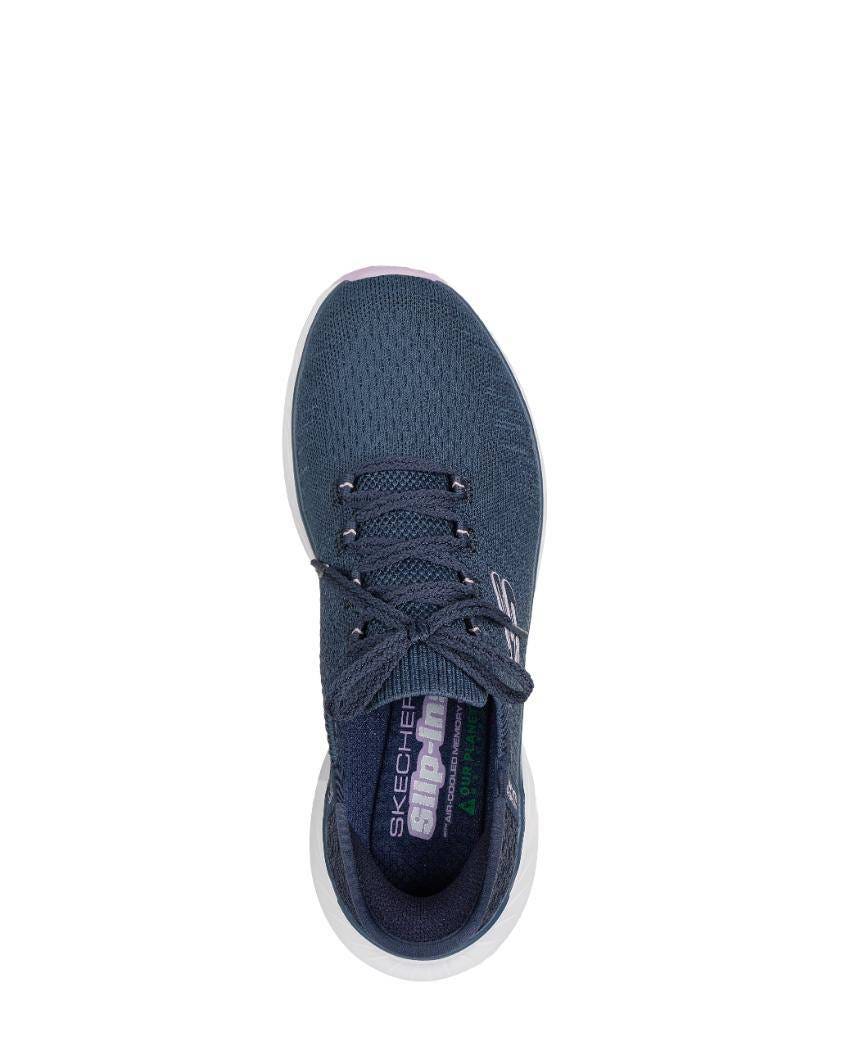 Skechers Slip-Ins Relaxed Fit: Edgeride - NAVY/LAVENDER slider