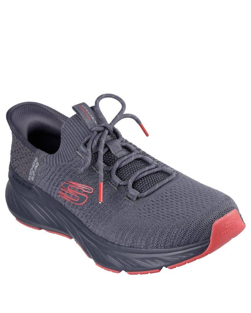 Skechers Slip-Ins Relaxed Fit: Edgeride - Raygo - CHARCOAL/RED slider