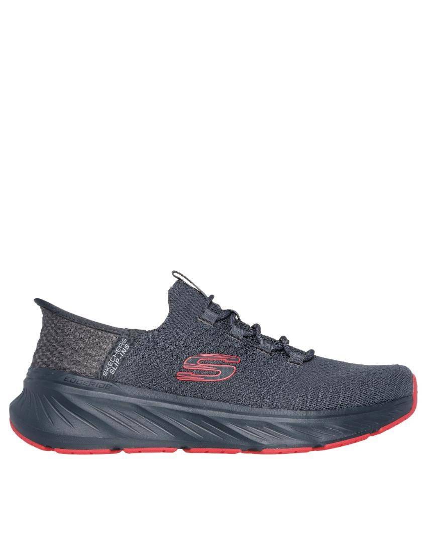 Skechers Slip-Ins Relaxed Fit: Edgeride - Raygo - CHARCOAL/RED slider