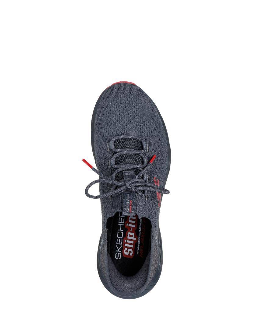 Skechers Slip-Ins Relaxed Fit: Edgeride - Raygo - CHARCOAL/RED slider