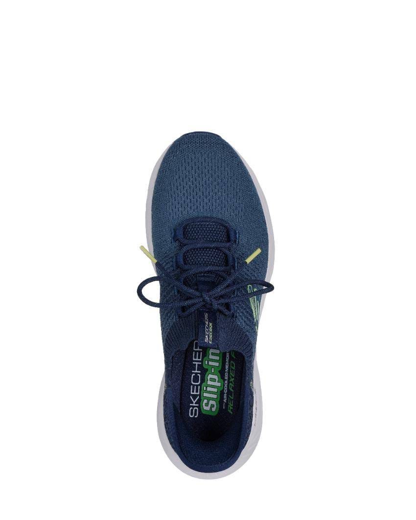 Skechers Slip-Ins Relaxed Fit: Edgeride - Raygo - NAVY LIME slider