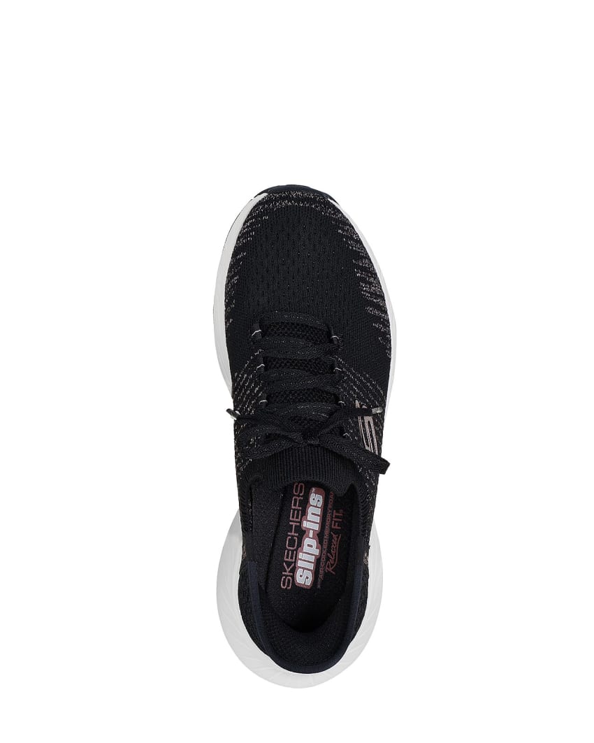 Skechers Slip-Ins Relaxed Fit: Edgeride - Starlight - BLACK/ ROSE GOLD slider