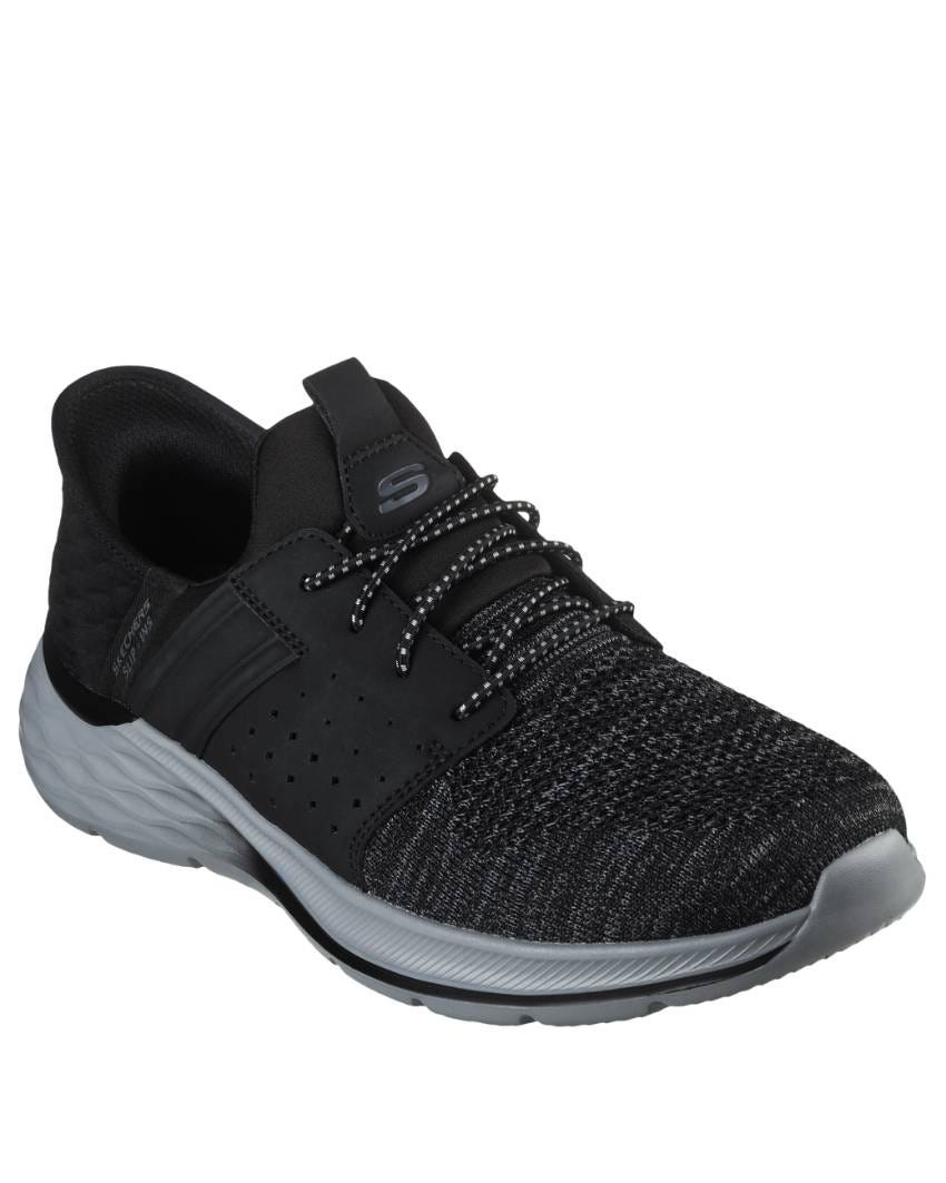 Skechers Slip-Ins: Relaxed Fit: Garner - Newick - BLACK slider