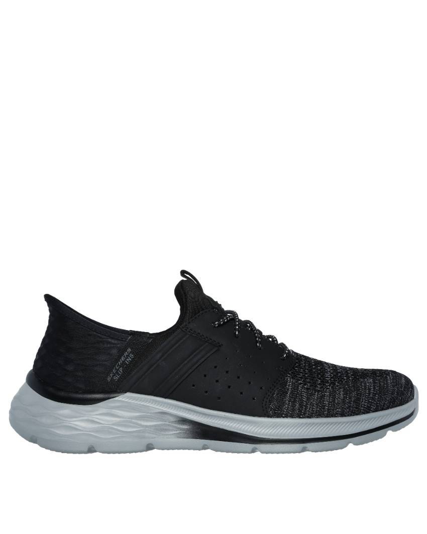 Skechers Slip-Ins: Relaxed Fit: Garner - Newick - BLACK slider