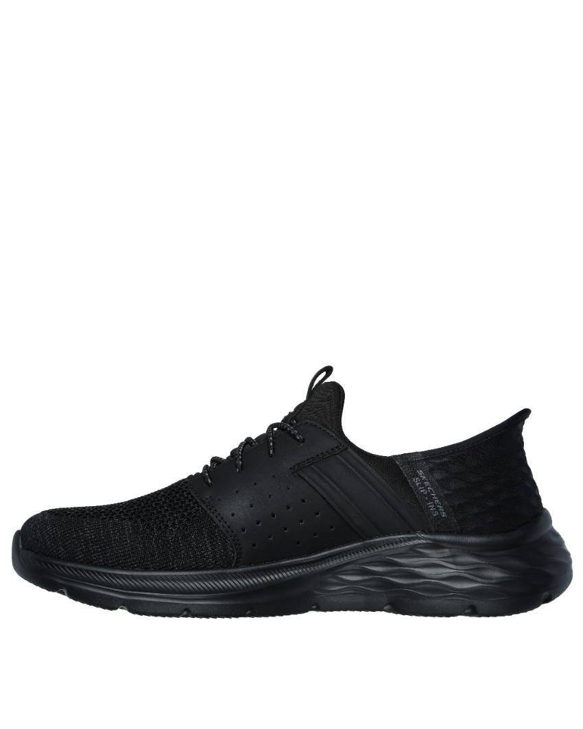 Skechers Slip-Ins: Relaxed Fit: Garner - Newick - BLACK/BLACK slider