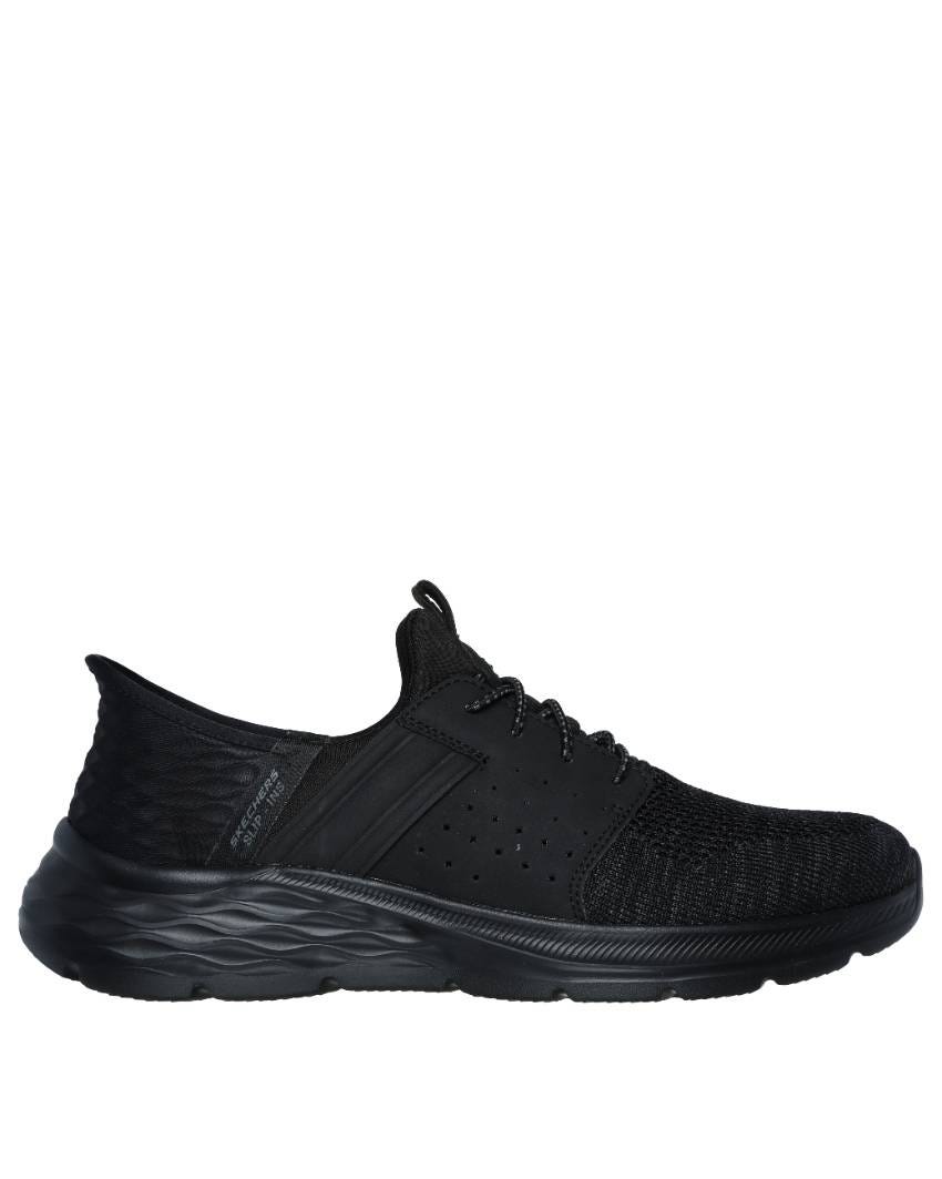 Skechers Slip-Ins Relaxed Fit: Garner - Newick Extra Wide Fit - BLACK/BLACK slider