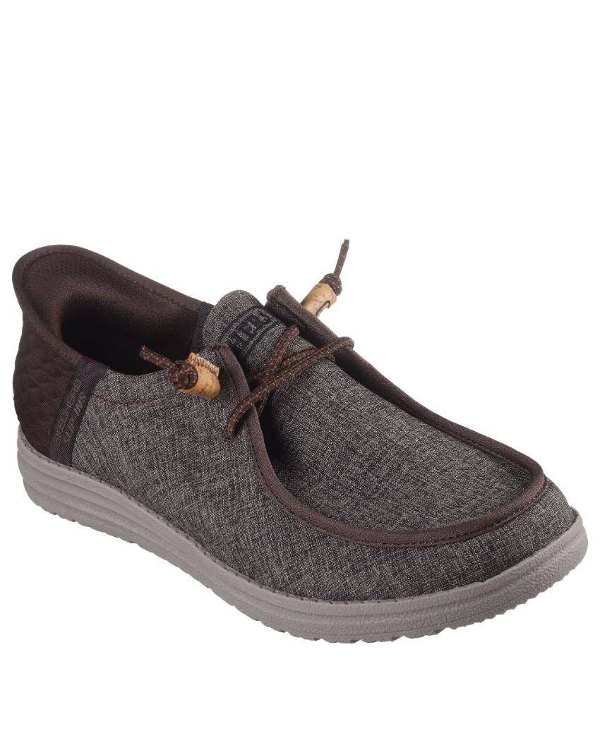 Skechers Slip-Ins Relaxed Fit: Melson - Vaiden - CHOCOLATE slider