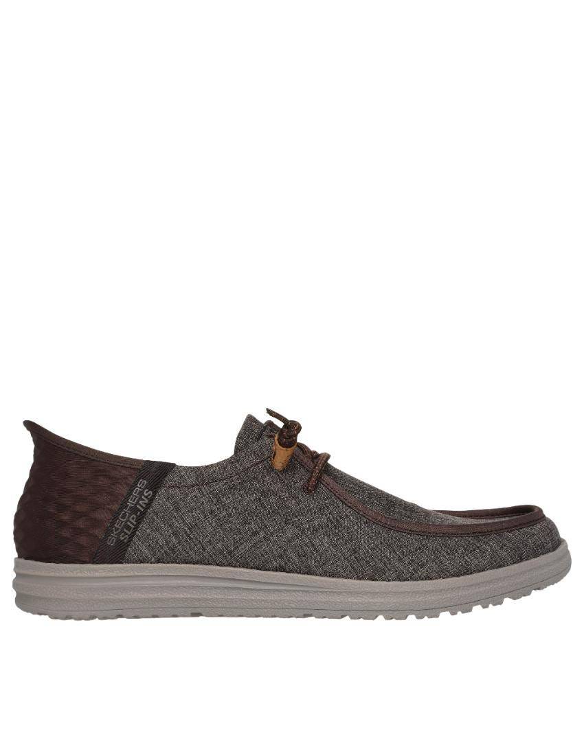 Skechers Slip-Ins Relaxed Fit: Melson - Vaiden - CHOCOLATE slider