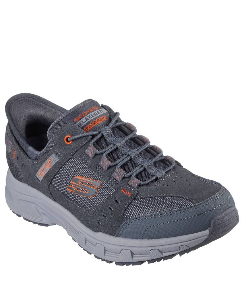 Skechers Slip-Ins Relaxed Fit: Oak Canyon - GREY/ORANGE slider