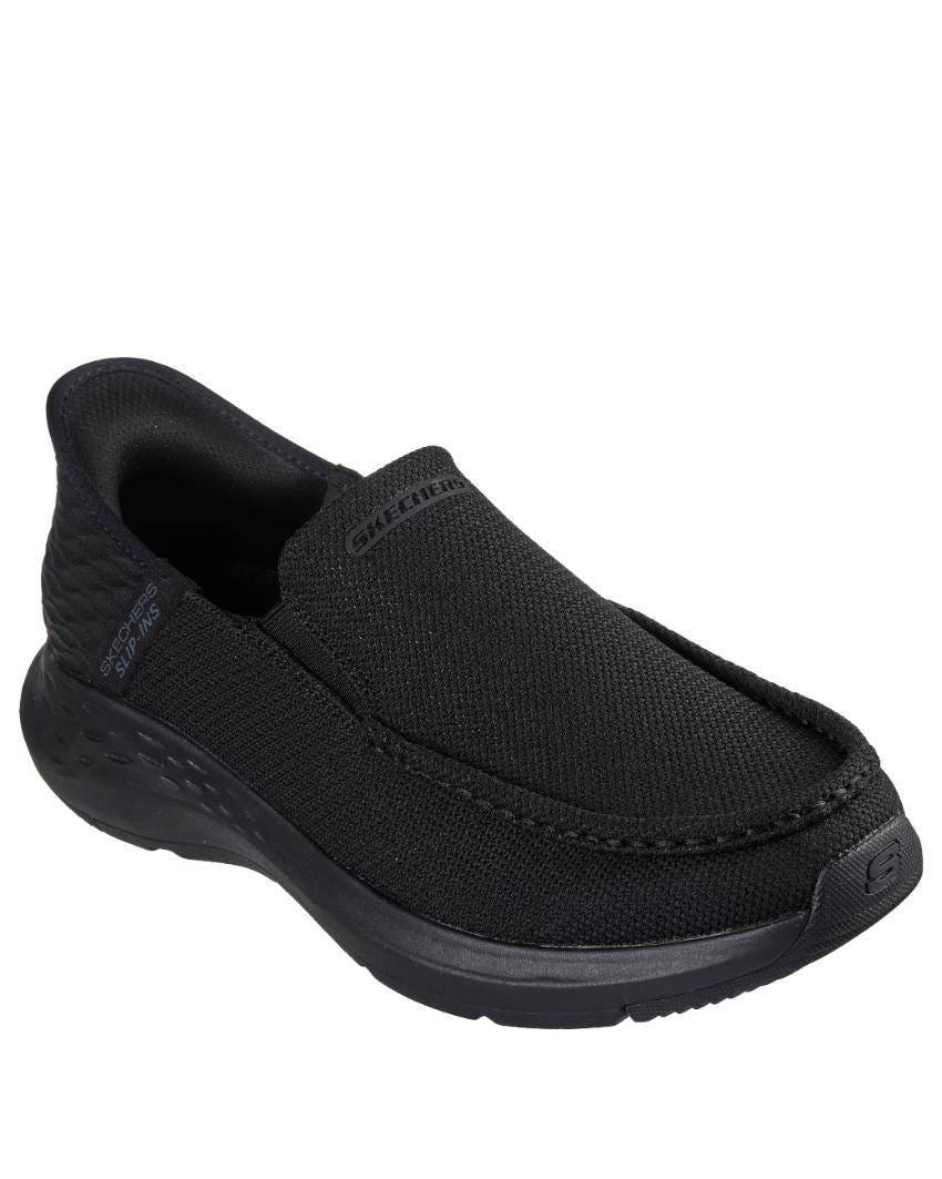 Skechers Slip-Ins Relaxed Fit: Parson - Ralven Extra Wide Fit - BLACK/BLACK slider