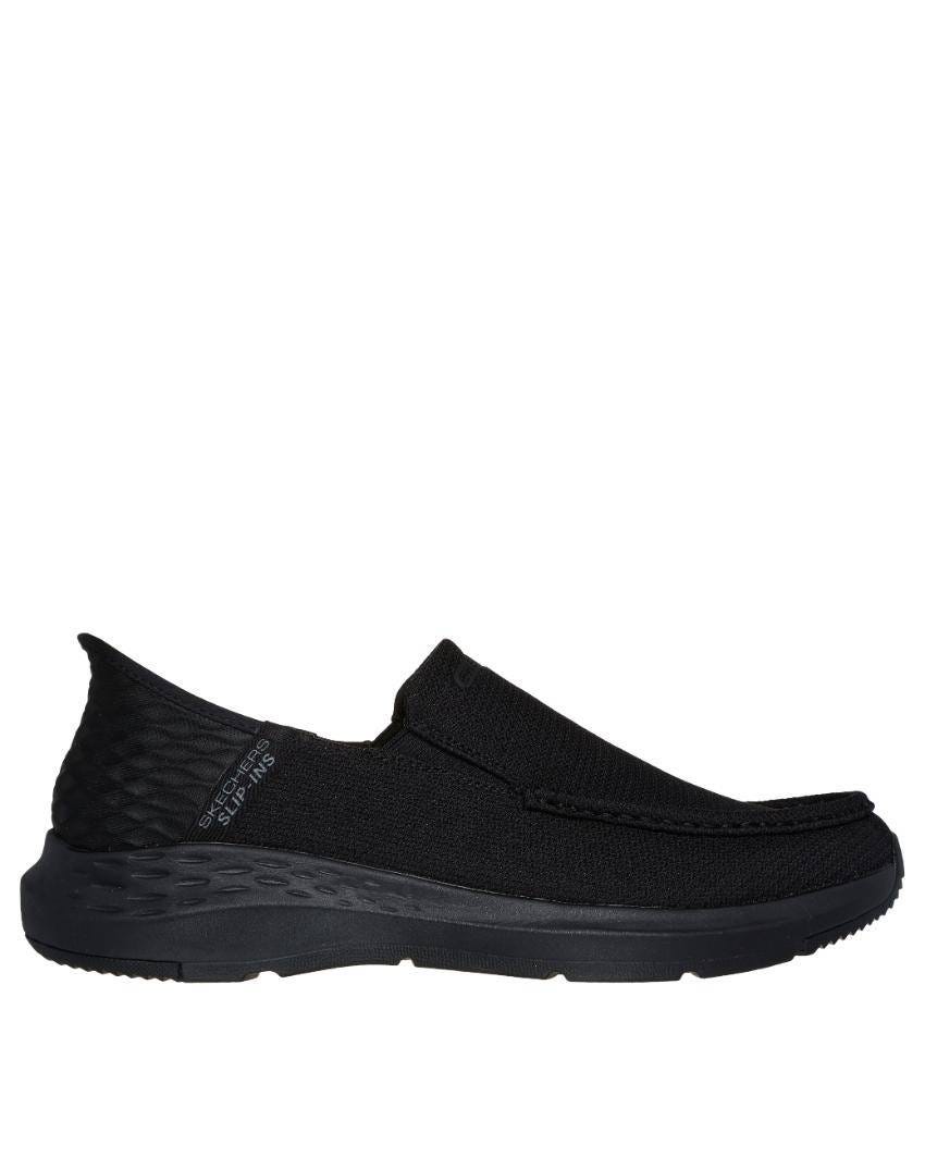 Skechers Slip-Ins Relaxed Fit: Parson - Ralven Extra Wide Fit - BLACK/BLACK slider