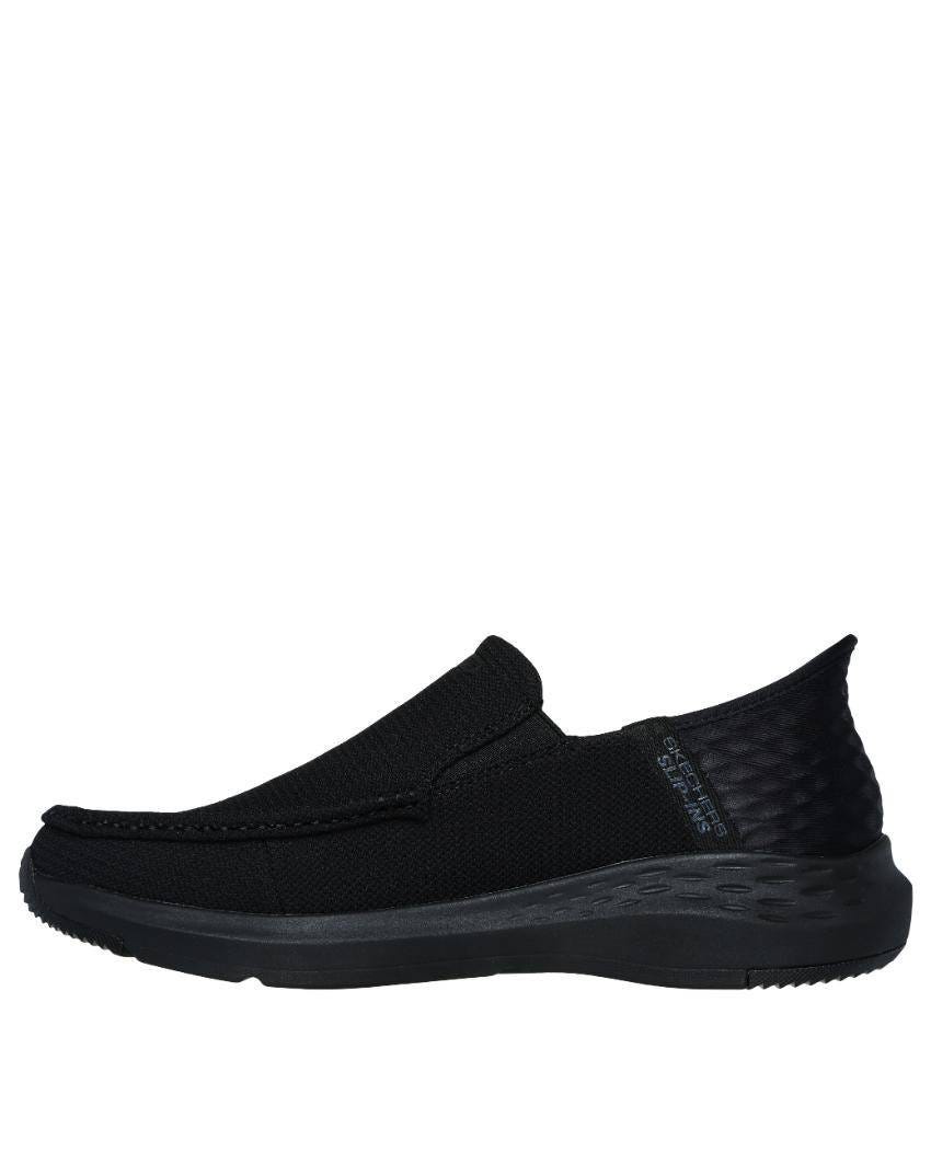 Skechers Slip-Ins Relaxed Fit: Parson - Ralven Extra Wide Fit - BLACK/BLACK slider