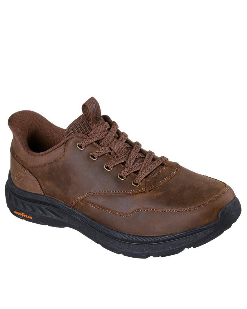Skechers Slip-Ins: Relaxed Fit Pollard - Brax - DARK BROWN