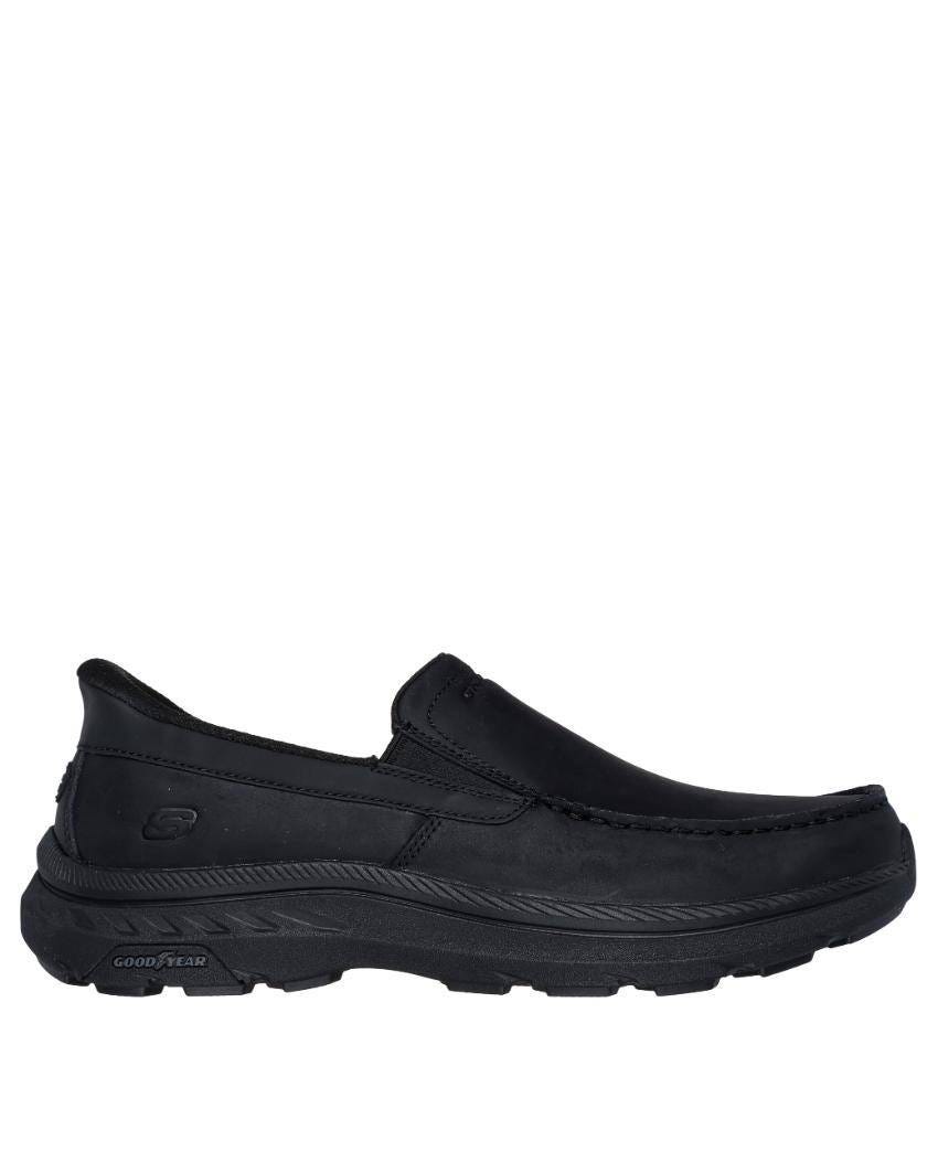Skechers Slip-Ins Relaxed Fit: Pollard - Osgood Extra Wide Fit - BLACK slider