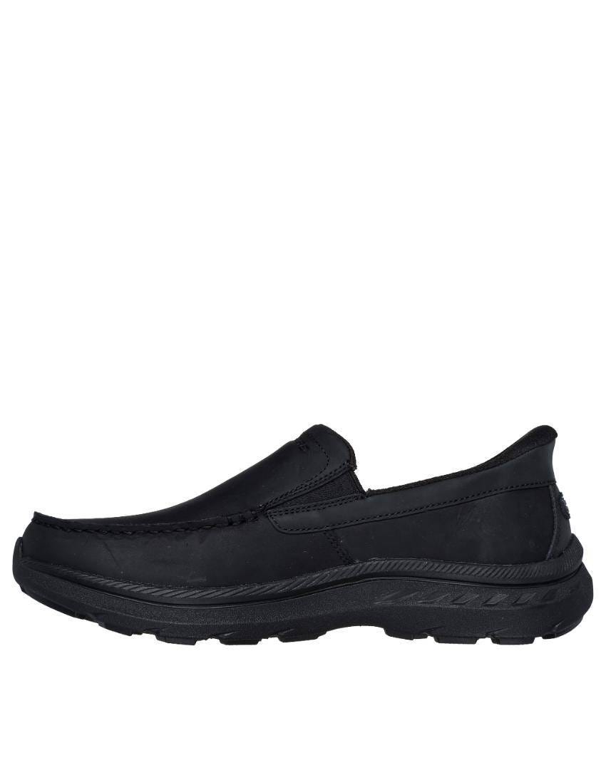 Skechers Slip-Ins Relaxed Fit: Pollard - Osgood Extra Wide Fit - BLACK slider
