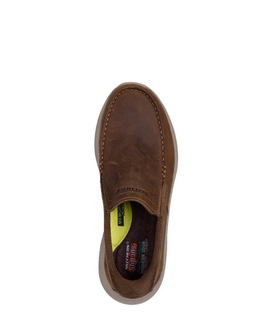 Skechers Slip-Ins Relaxed Fit: Pollard - Osgood Extra Wide Fit - DESERT slider