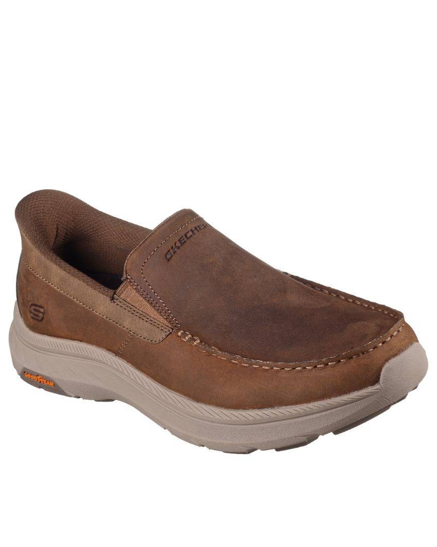 Skechers Slip-Ins Relaxed Fit: Pollard - Osgood Extra Wide Fit - DESERT