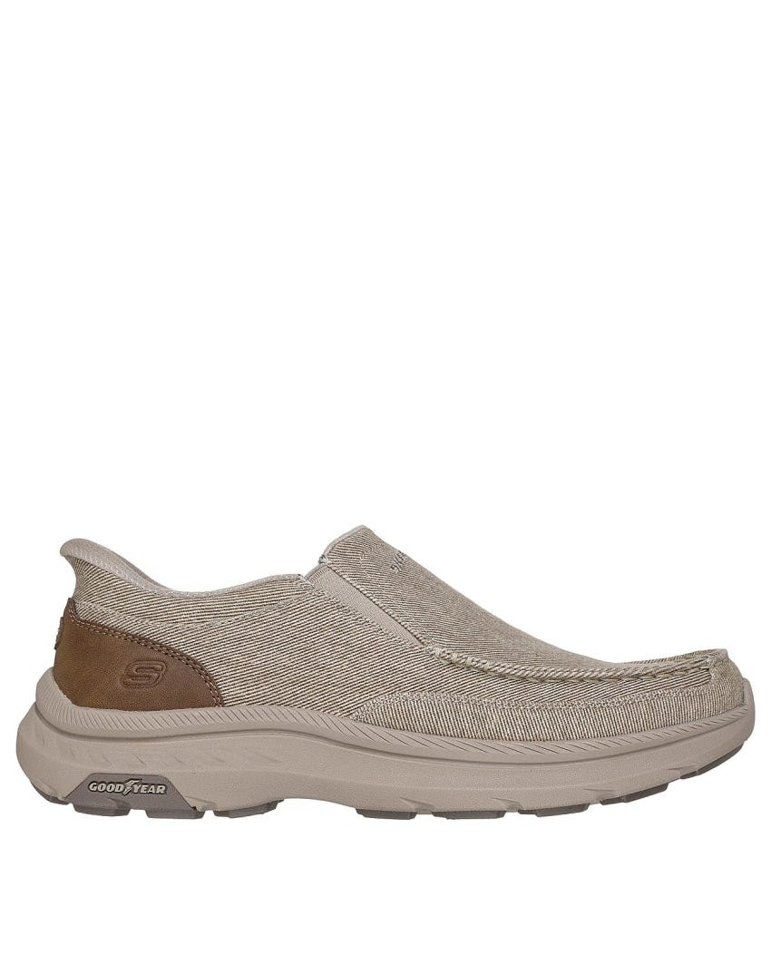 Skechers Slip-Ins Relaxed Fit: Pollard - Rohan - TAUPE/SILVER slider