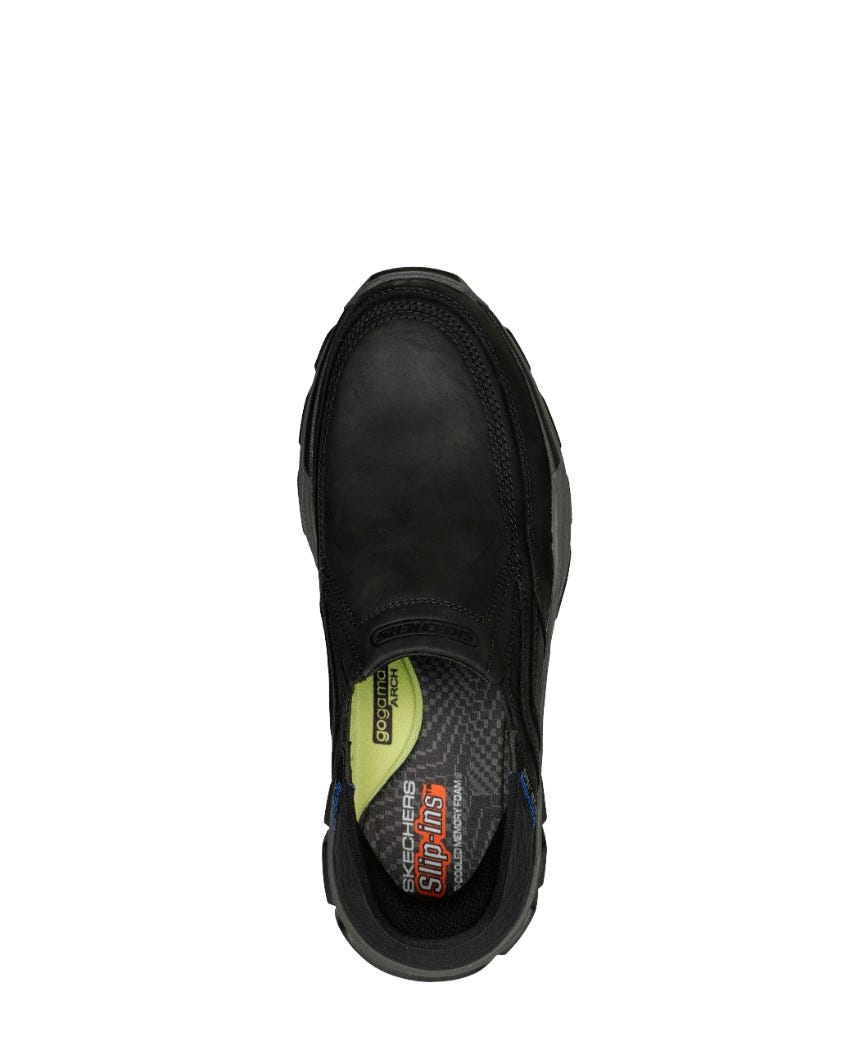 Skechers Slip-Ins Relaxed Fit: Respected - Elgin - BLACK slider