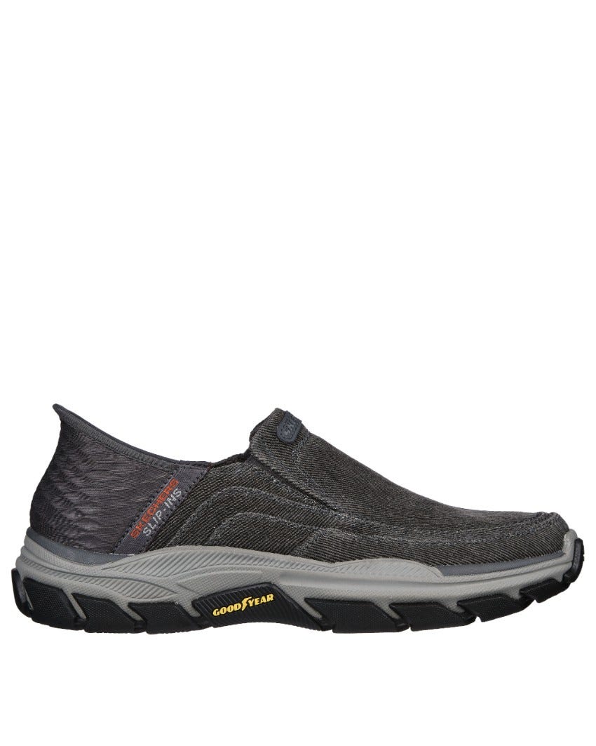 Skechers Slip-Ins Relaxed Fit: Respected - Holmgren - CHARCOAL slider