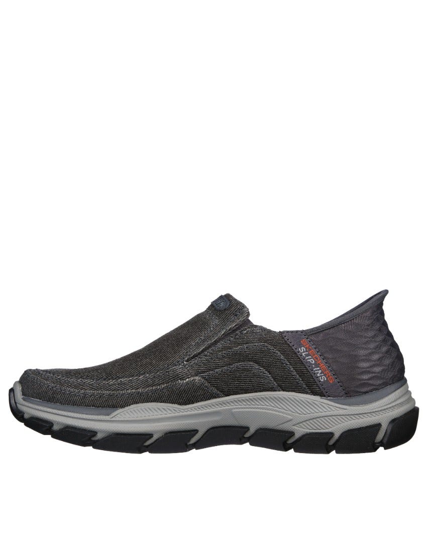 Skechers Slip-Ins Relaxed Fit: Respected - Holmgren - CHARCOAL slider