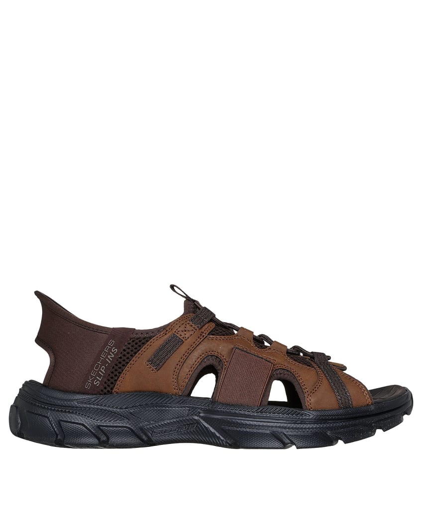 Skechers Slip-Ins Relaxed Fit: Revolted - Merrick - DARK BROWN slider