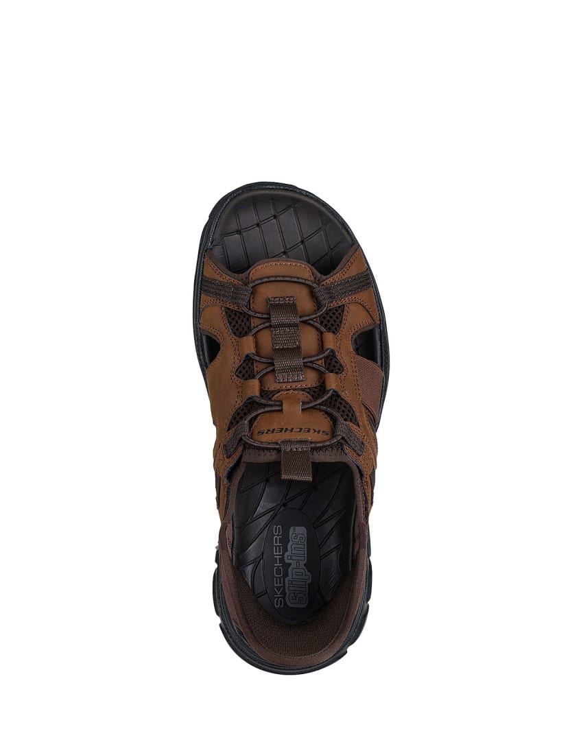 Skechers Slip-Ins Relaxed Fit: Revolted - Merrick - DARK BROWN slider
