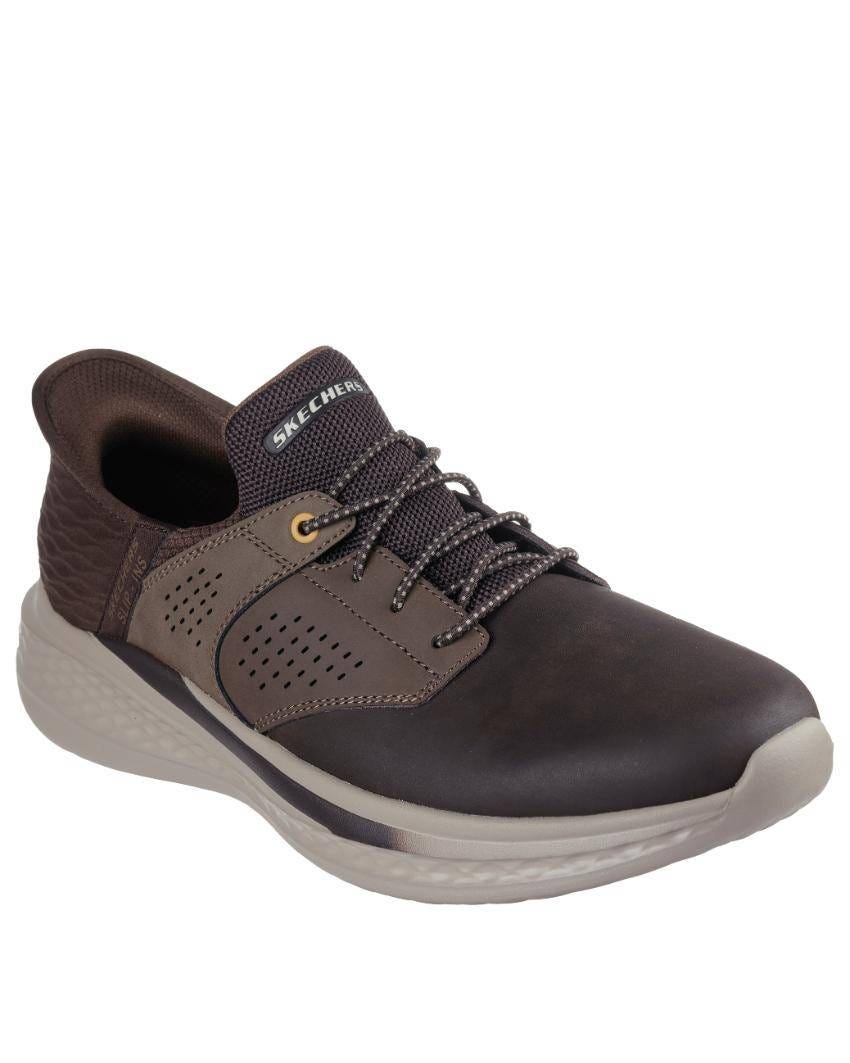 Skechers Slip-Ins Relaxed Fit: Sladde - Macklin - CHOCOLATE slider