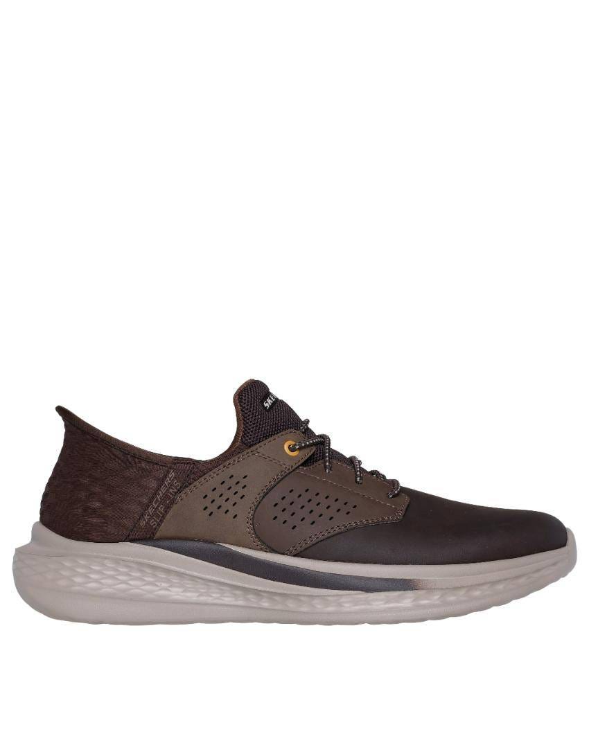 Skechers Slip-Ins Relaxed Fit: Sladde - Macklin - CHOCOLATE slider