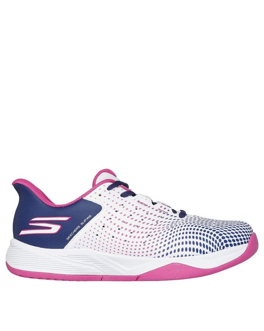 Skechers Slip-Ins Relaxed Fit: Viper Court Reload - WHITE/NAVY/PINK slider