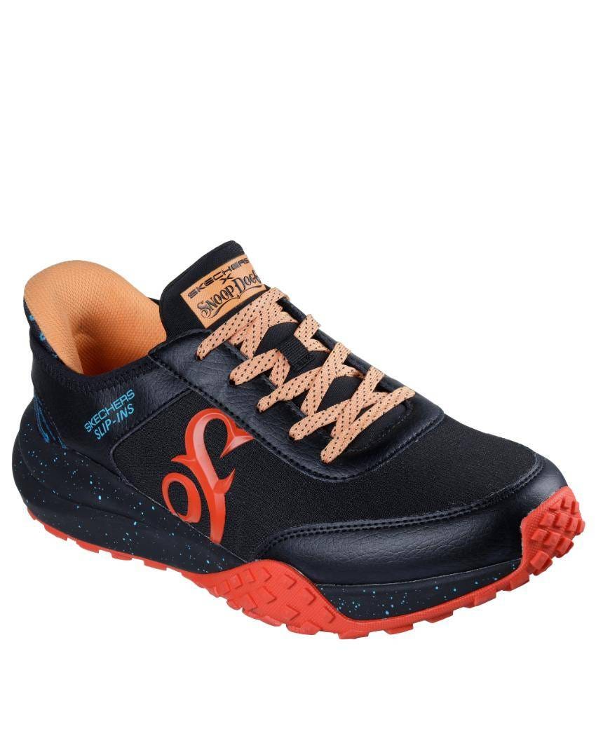 Skechers Slip-Ins Snoop Dogg: Frenzy - Snoop Frenzy Evader Slip-Ins - BLACK /ORANGE slider