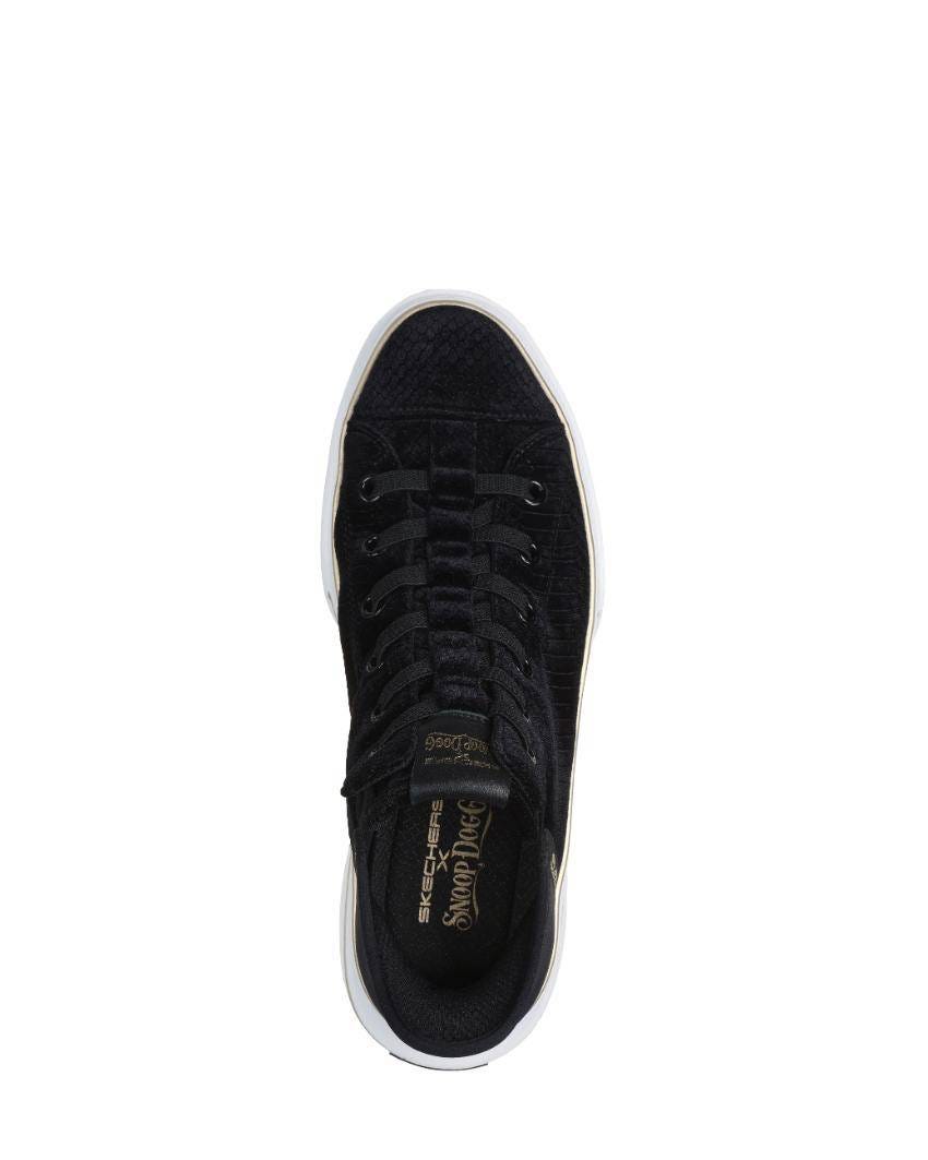 Skechers Slip-Ins: Snoop One - Boss Life Velvet - BLACK slider