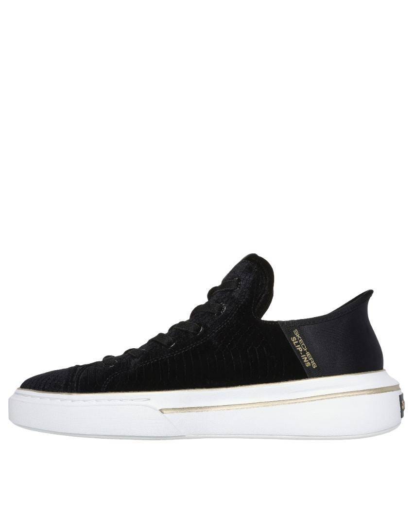 Skechers Slip-Ins: Snoop One - Boss Life Velvet - BLACK slider