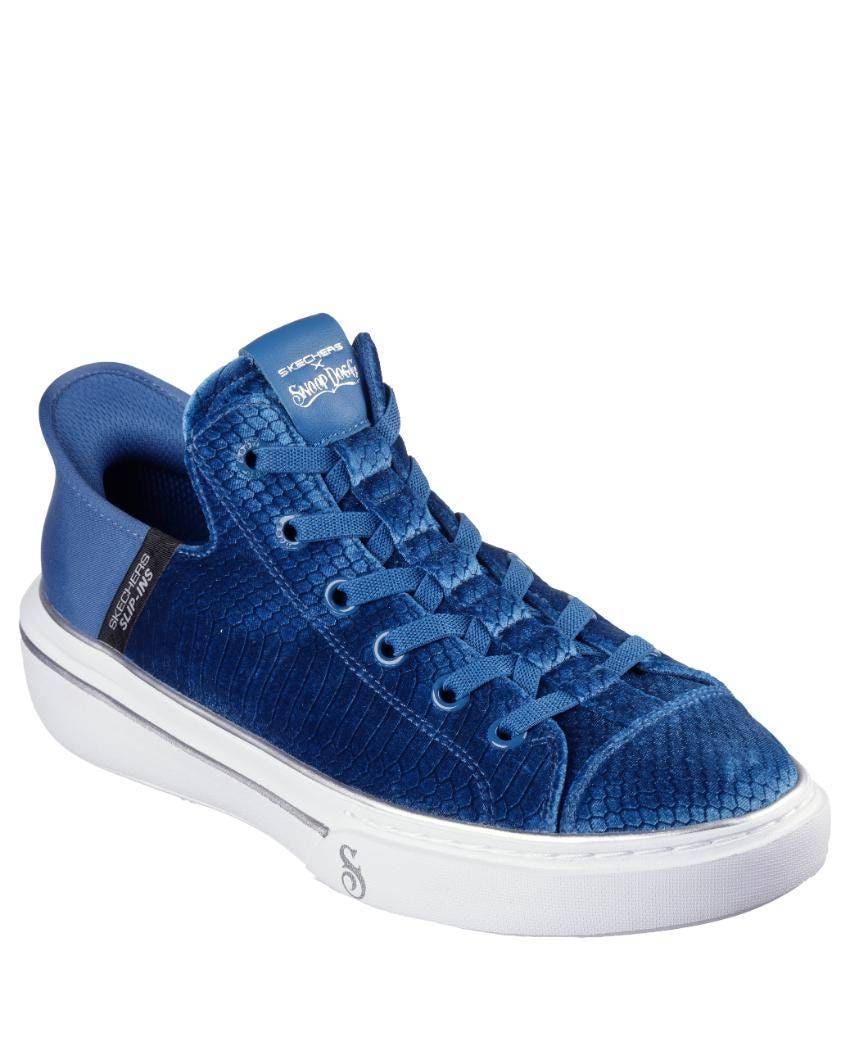 Skechers Slip-Ins: Snoop One - Boss Life Velvet - BLUE slider