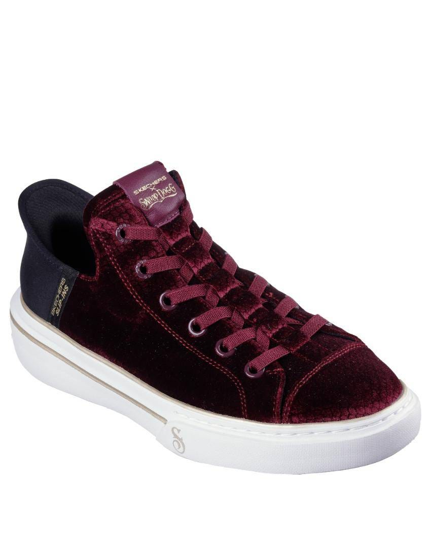 Skechers Slip-Ins: Snoop One - Boss Life Velvet - BURGUNDY slider