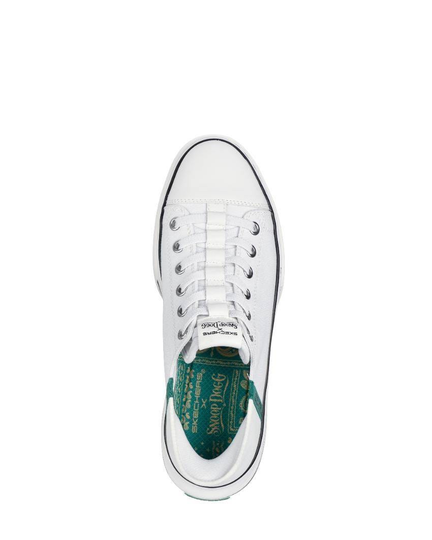 Skechers Slip-Ins: Snoop One - Low Dogg Canvas - WHITE MESH/ SILVER slider