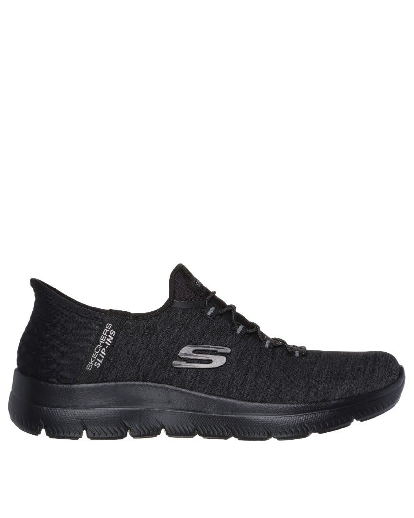 Skechers Slip-Ins: Summits - Dazzling Haze - BLACK/BLACK slider