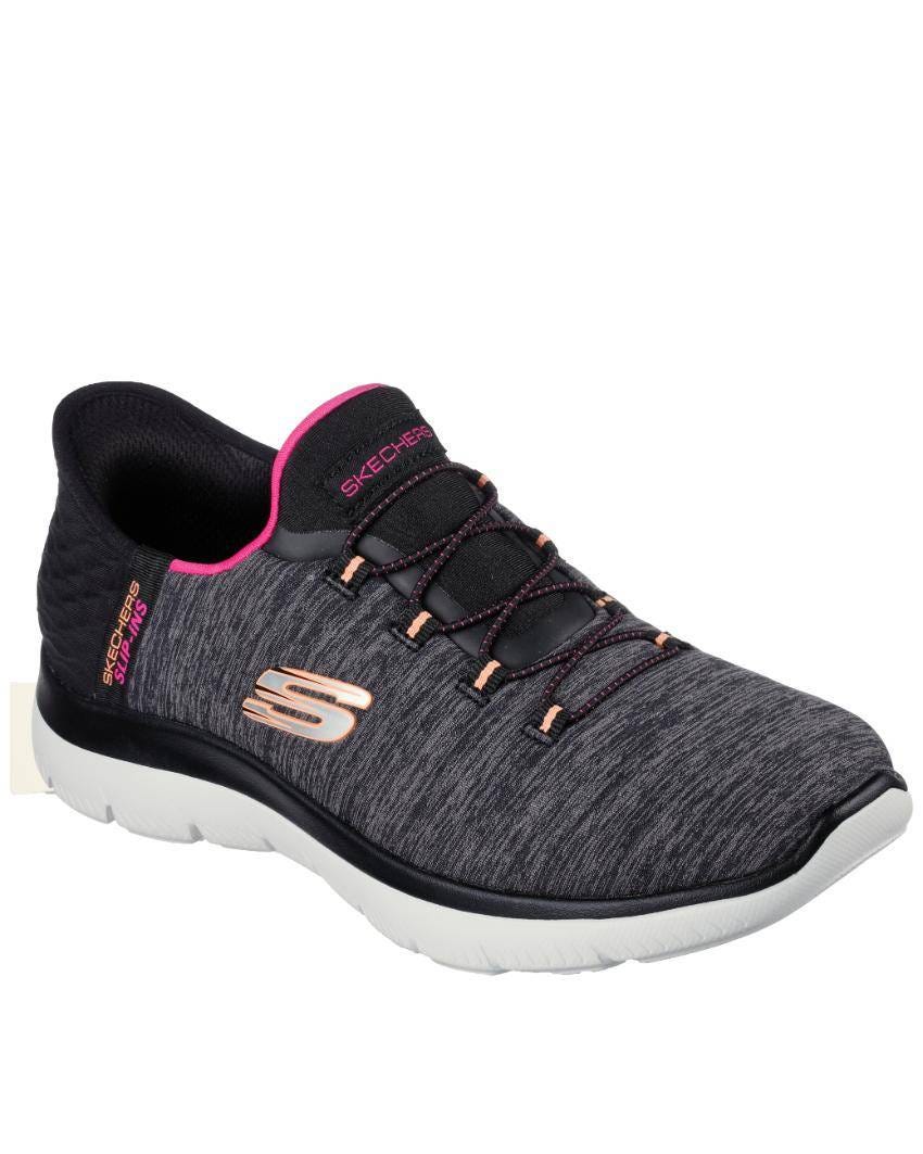 Skechers Slip-Ins: Summits - Dazzling Haze - BLACK/MULTI slider