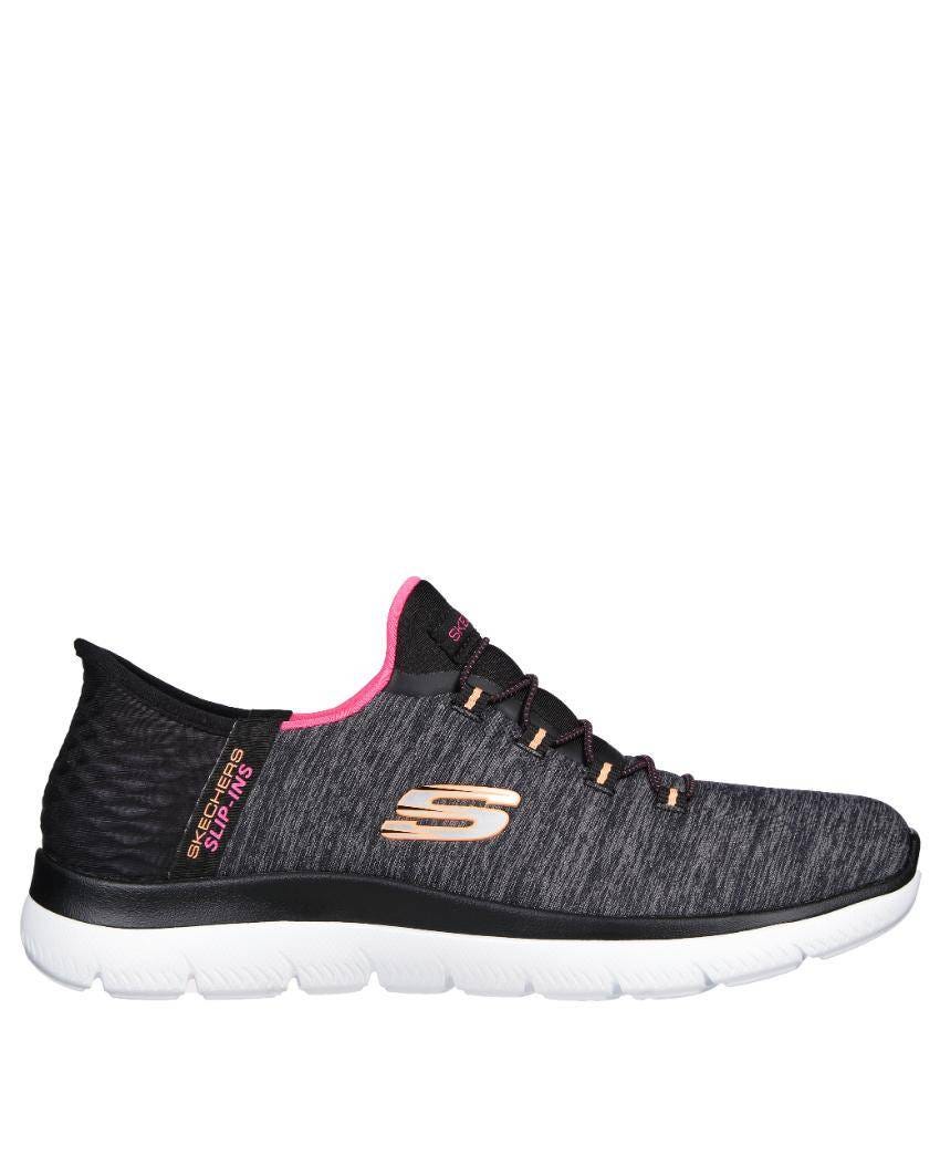 Skechers Slip-Ins: Summits - Dazzling Haze - BLACK/MULTI slider