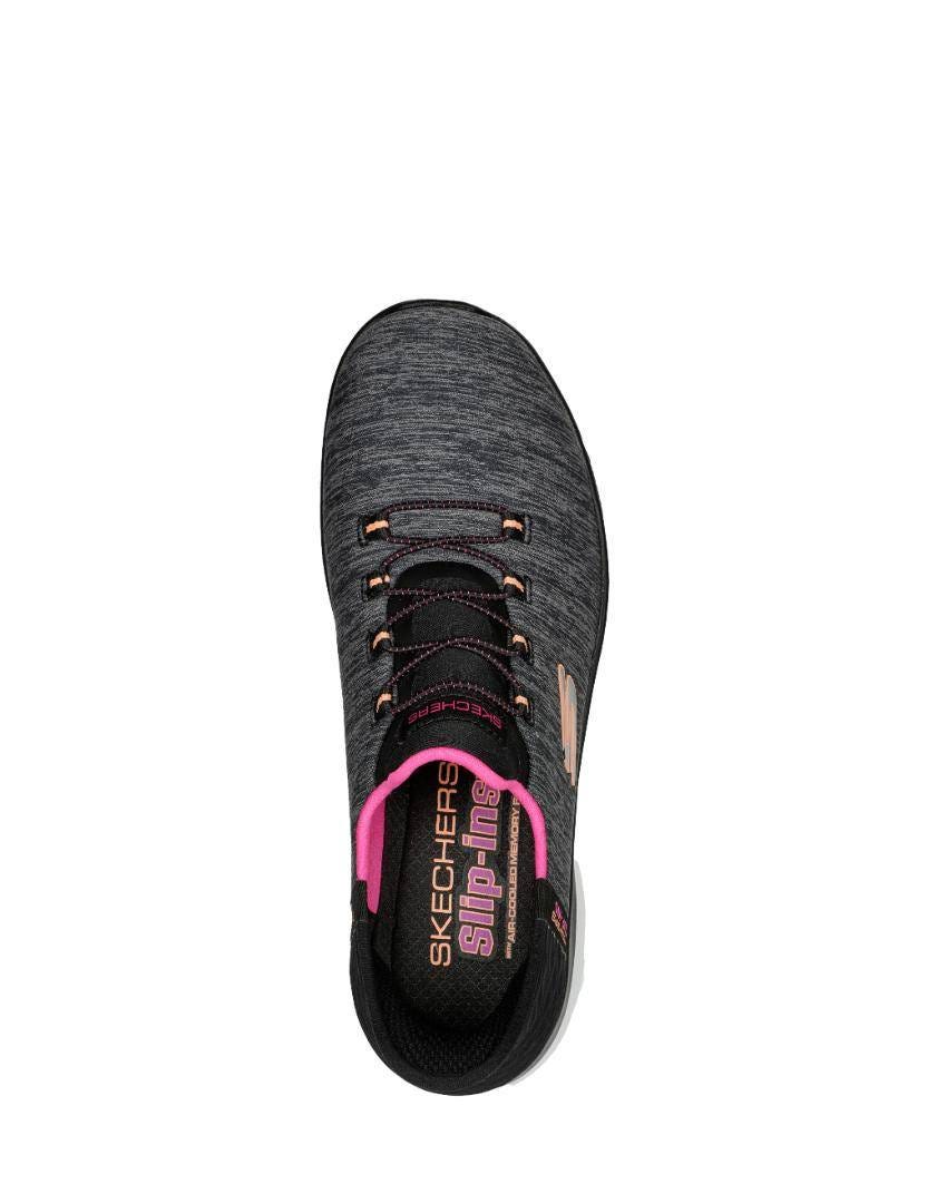 Skechers Slip-Ins: Summits - Dazzling Haze - BLACK/MULTI slider