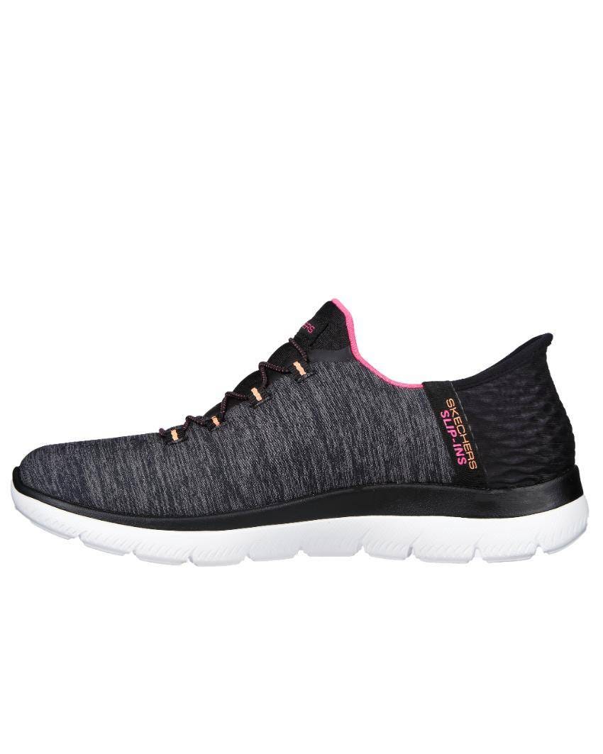 Skechers Slip-Ins: Summits - Dazzling Haze - BLACK/MULTI slider