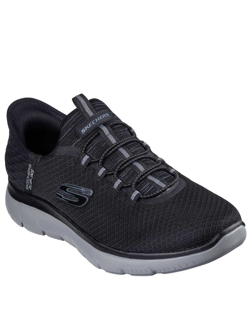 Skechers Slip-Ins: Summits - High Range - BLACK CHARCOAL