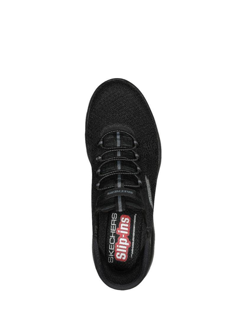 Skechers Slip-Ins: Summits - High Range Wide Fit - BLACK/BLACK slider